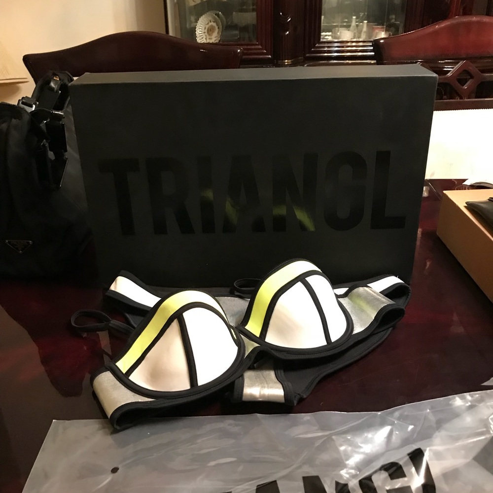 AUTHENTIC Triangl two piece bathing suit